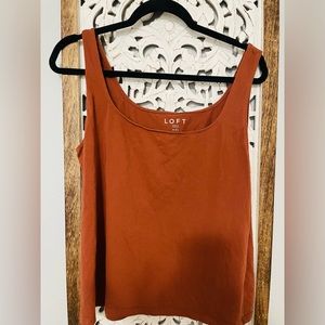 Burnt Orange Loft Tank Top